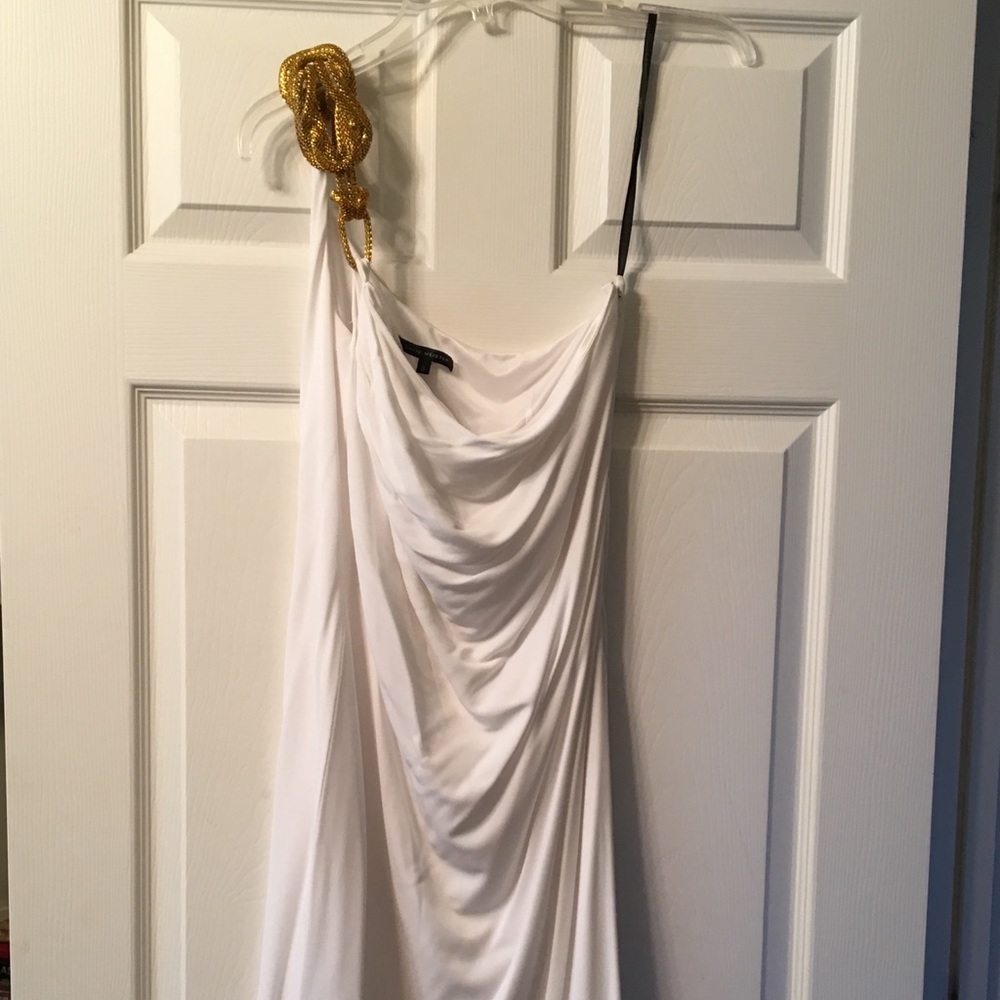 David Meister toga dress!
